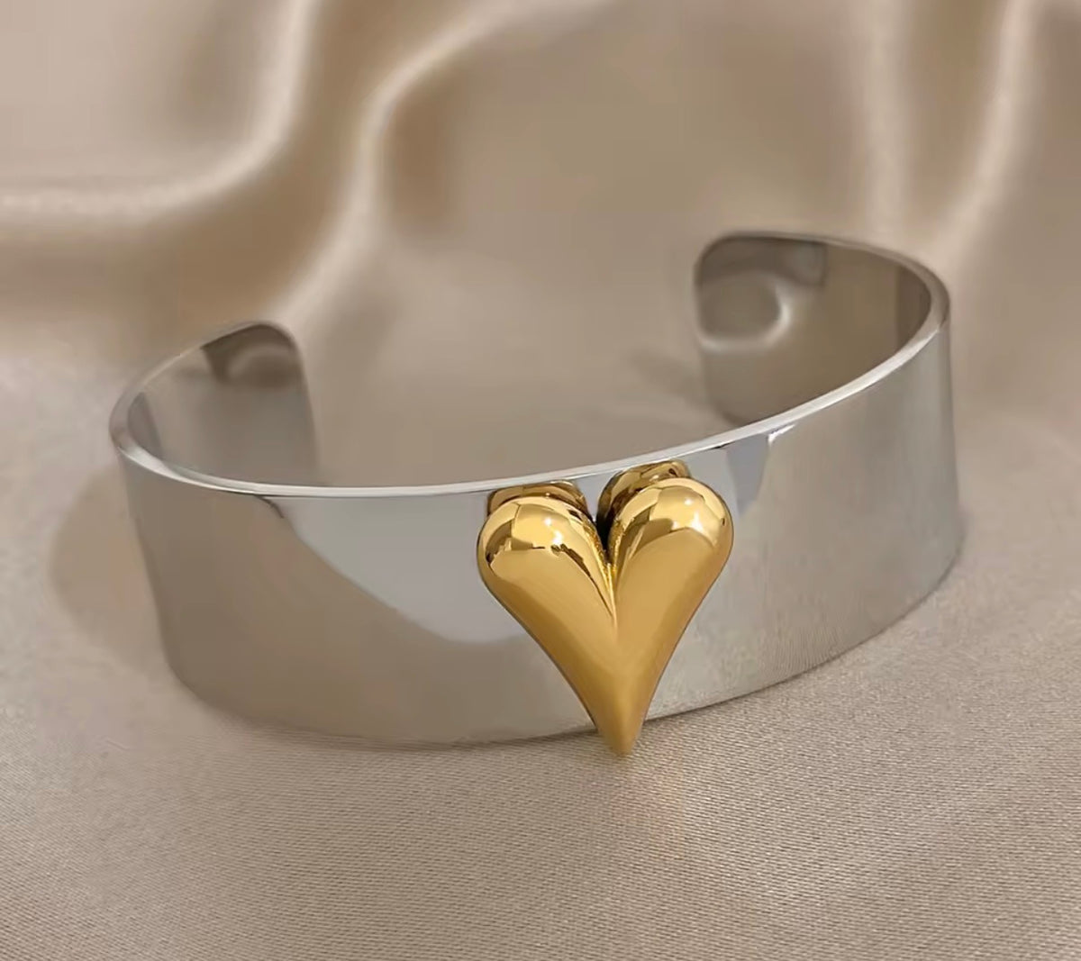 Promise of silver bangle