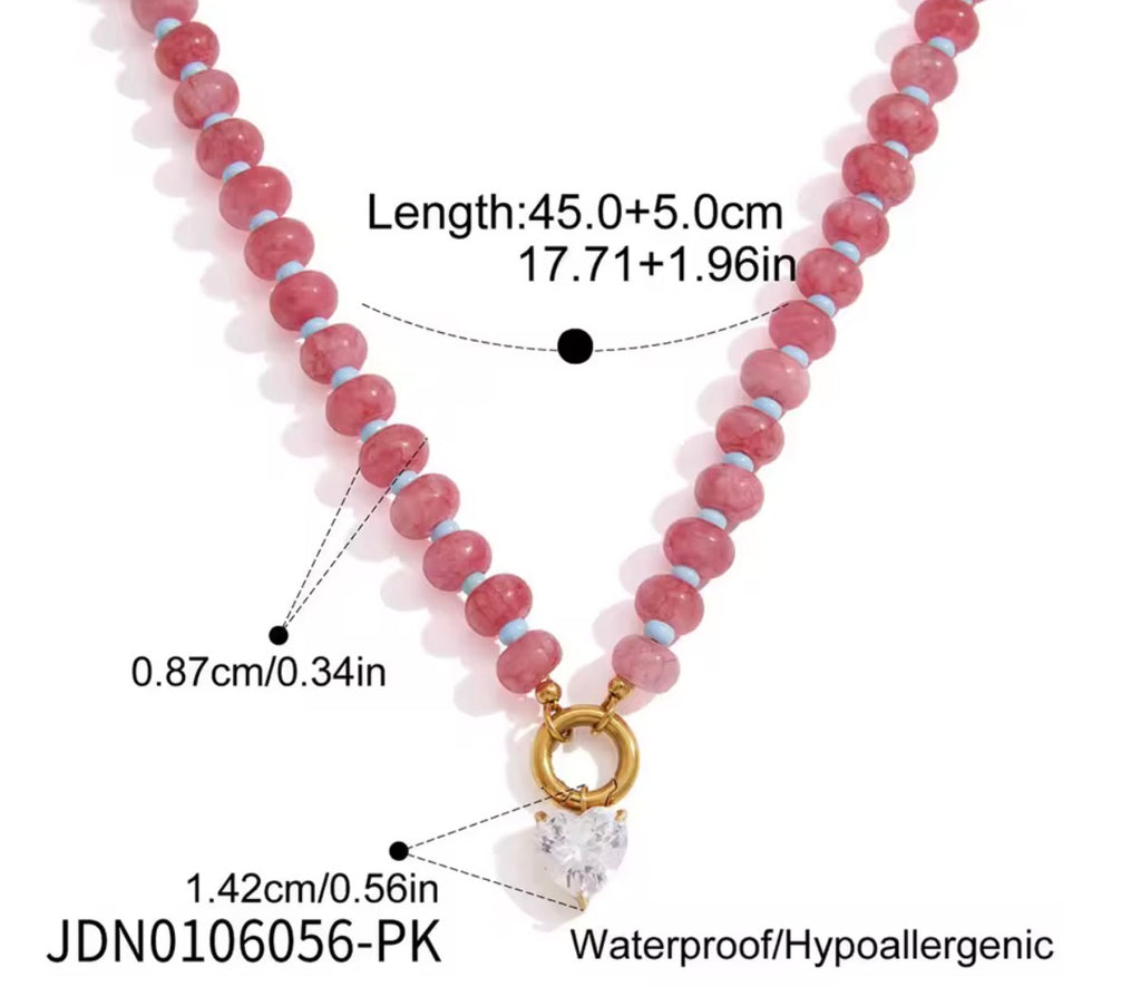 Pink Love necklace