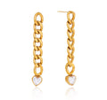Big heart earrings