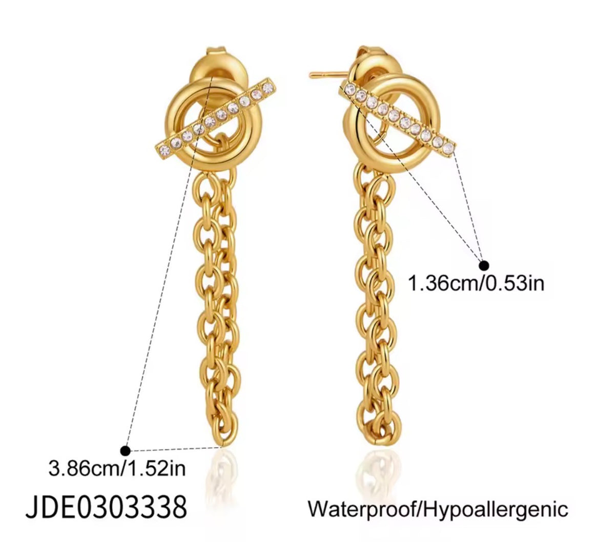 Prada Match earrings gold