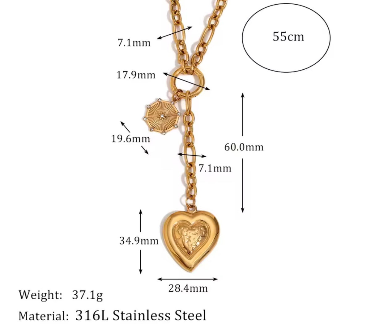 “Amour d’Or” Necklace