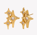 “Stella d’E gold “ earrings
