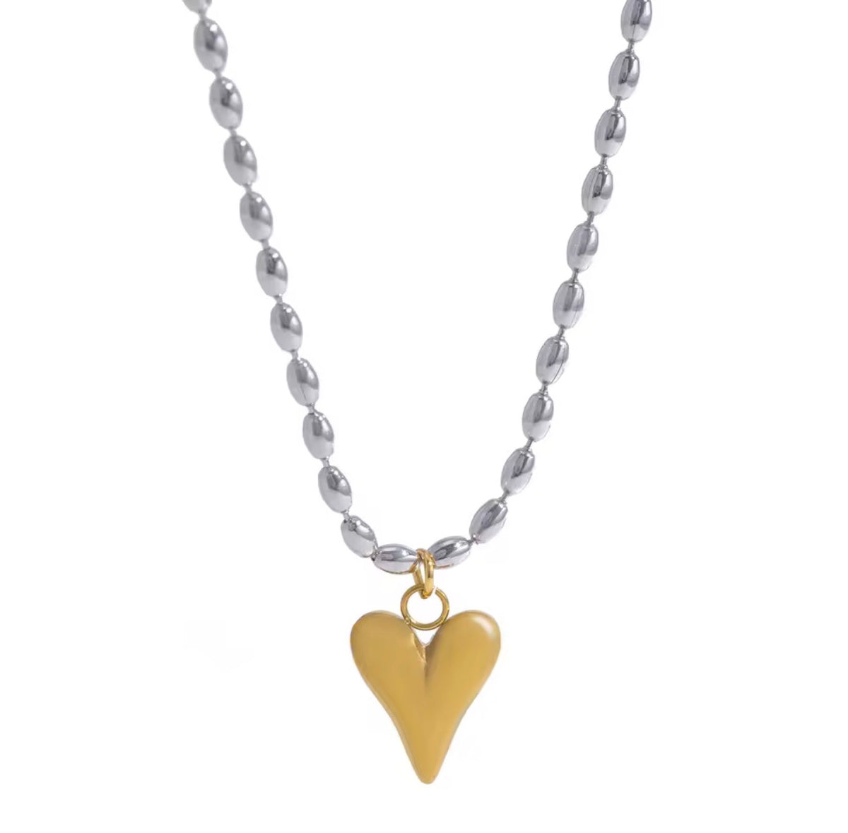 Mini hear gold necklace