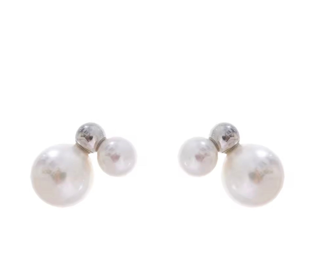 Madre Perla silver earrings