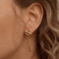 Prada Match earrings gold