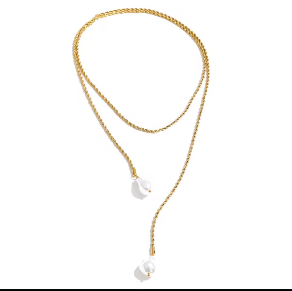 The perfect pearl long necklace