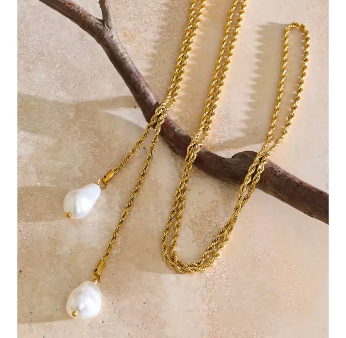 The perfect pearl long necklace