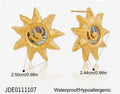 Infiniti wave earrings