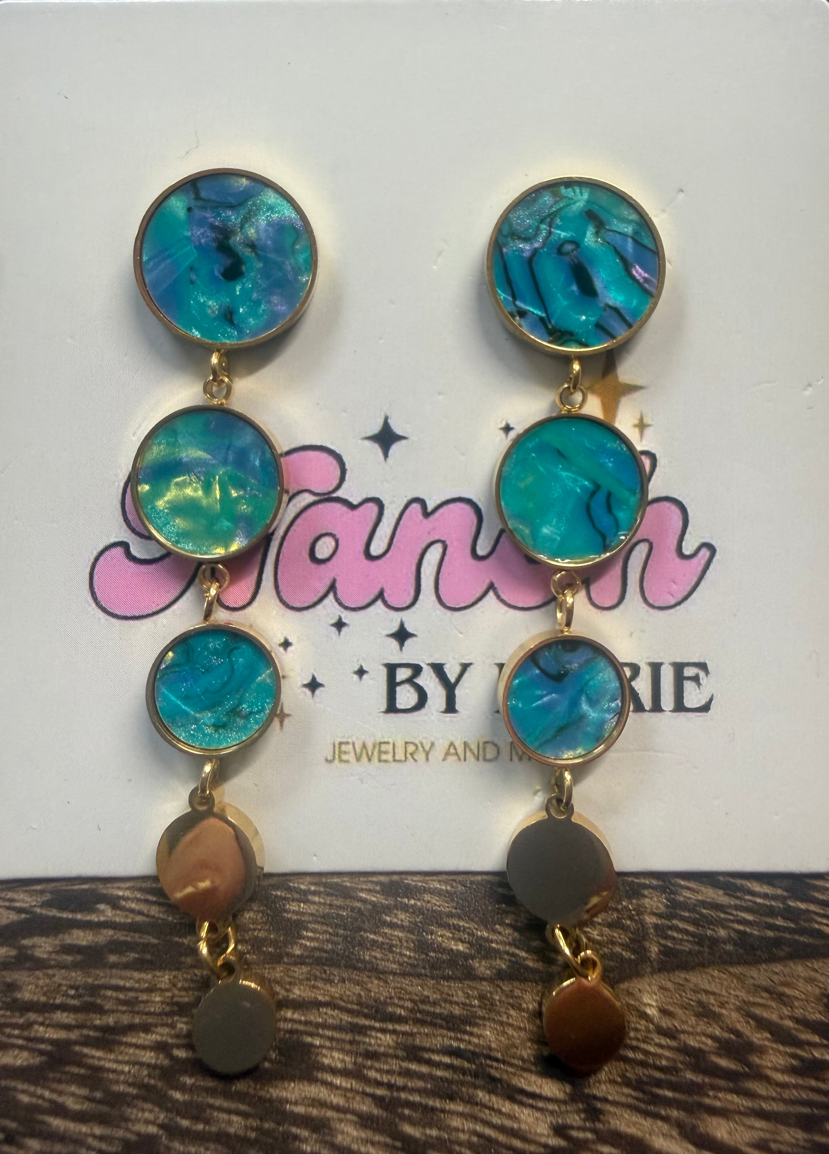 Ocean earrings