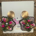 Flower earrings