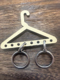 Double hoop earrings