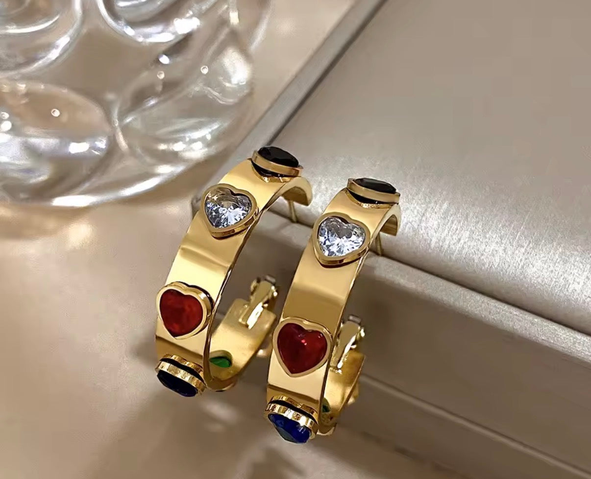 Color Me Love Earrings